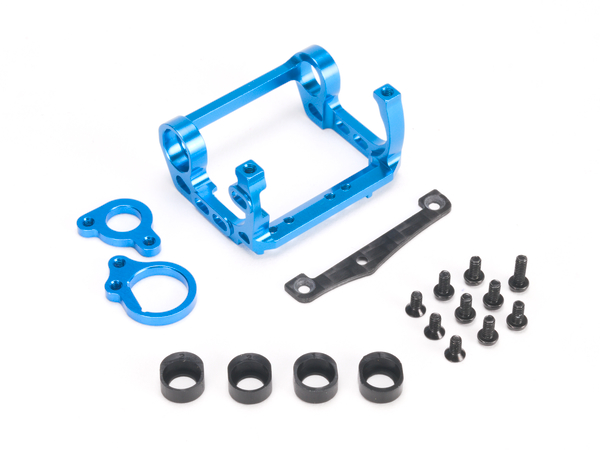 PN Racing Bancada Motor V4, 94-98mm Azul para motor Kyosho
