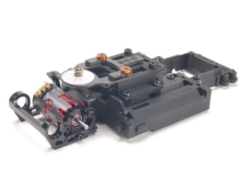 PN Racing Bancada Motor V4, 94-98mm Negra para motor Kyosho - imagen 2