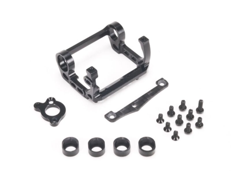 PN Racing Bancada de Motor V4 de 94-98mm Negra