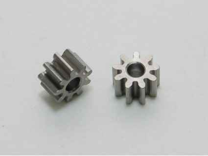 Piñon 9T para motor en Acero OD5.5 mm (2u) PnSlot