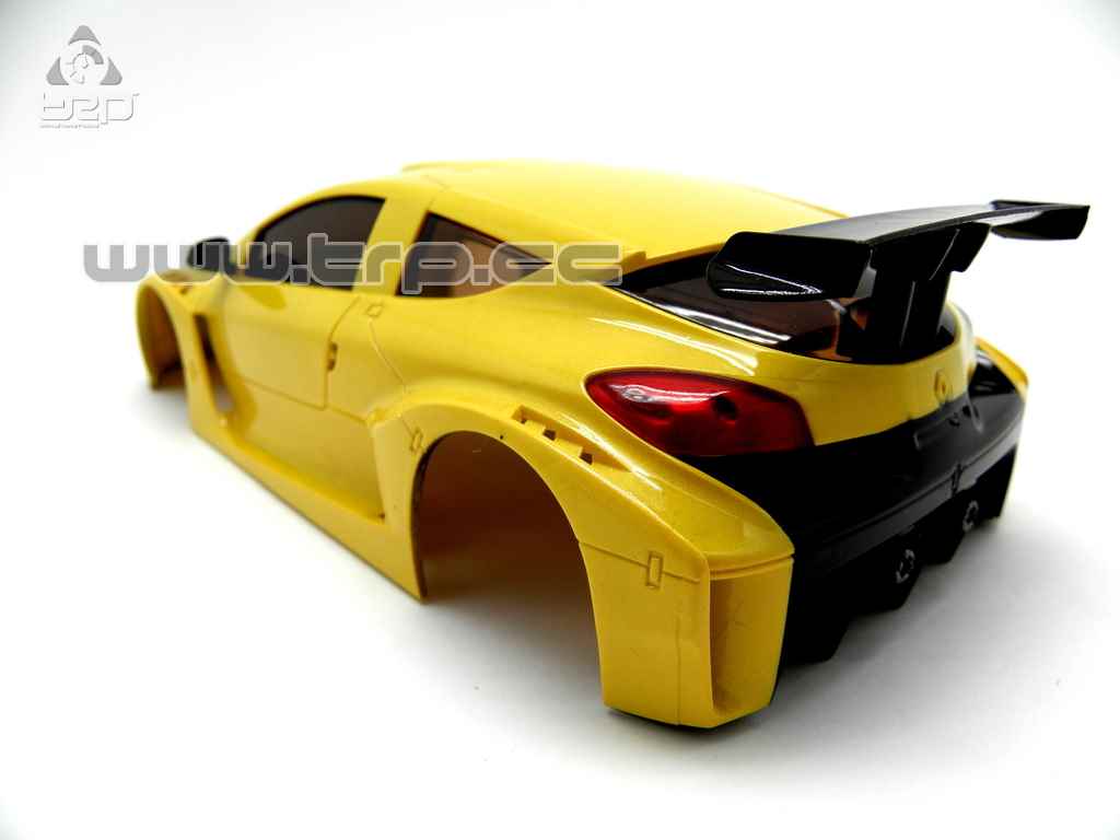 Carrocería TRPscale para MiniZ Megane Amarillo - imagen 1