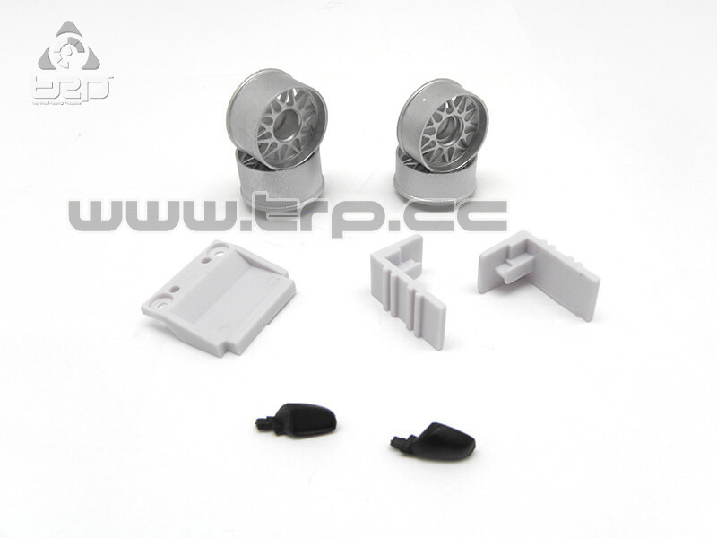 Carrocería TRP Scale para MiniZ Megane Industrial Grey - imagen 3