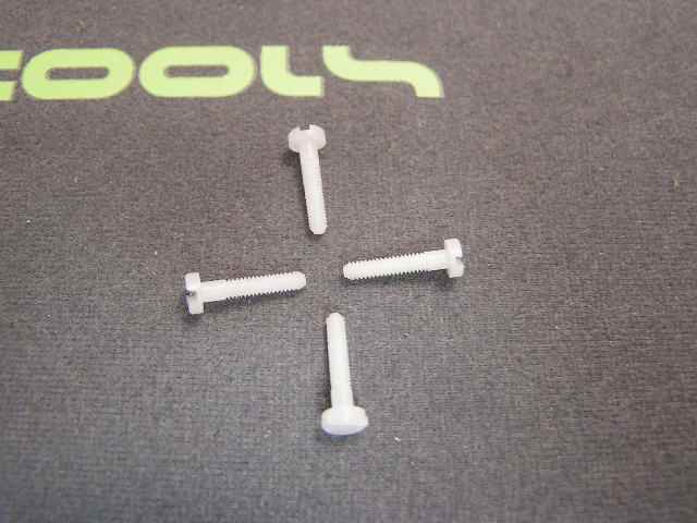 Tornillos Delrin Especiales Bancada Universal (4u)