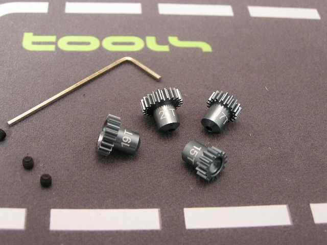 TRP Piñones de MiniZ 4x4 (15T/ 17T/19T/21T) C/ Titani