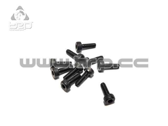 TRP Schrauben (HEX 1.5) M2 x 6 schwarz (10 Stk.)