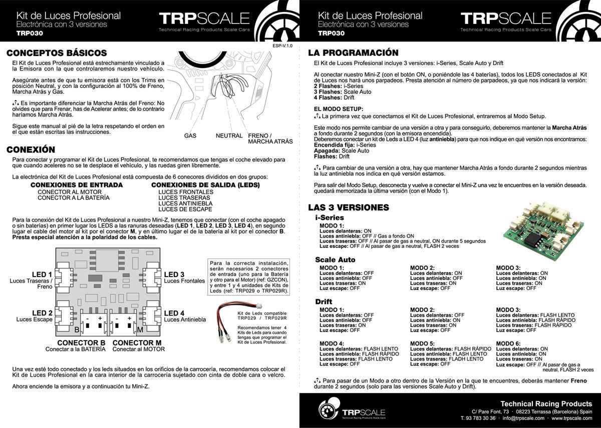 TRP Kit de luces profesional - imagen 1