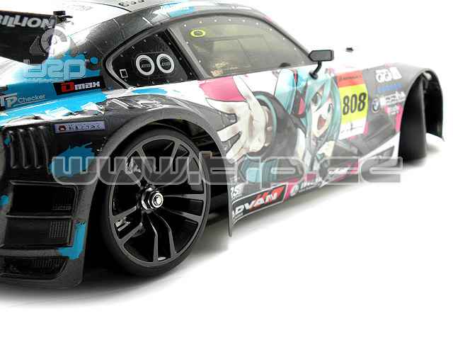 Jantes et Pneus de drift 1:10 Gun Metal Déport 3 Carrossage 0 - imagen 2