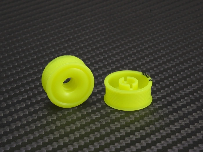 PN Racing Llantas 8.5 X 20mm F0 MiniZ 2wd CNC AMARILLAS  Flanged