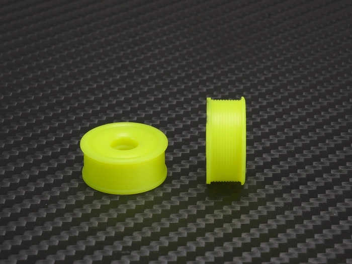 PN Racing Llantas 8.5 X 20mm F0 MiniZ 2wd CNC AMARILLAS  Flanged - imagen 1