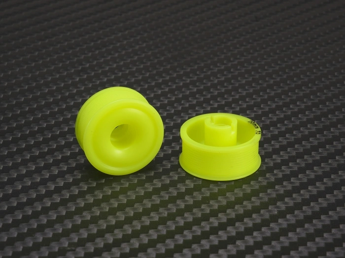 PN Racing Llantas 8.5 X 20mm F3 MiniZ 2wd CNC AMARILLAS  Flanged